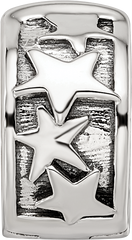 Sterling Silver Reflections Shooting Stars Clip Bead