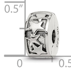 Sterling Silver Reflections Shooting Stars Clip Bead