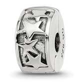 Sterling Silver Reflections Shooting Stars Clip Bead