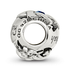 Sterling Silver Reflections Crystals Happy Hanukkah Bead