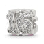 Sterling Silver Reflections Pink Enameled Crystal 16 Bead