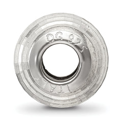 Sterling Silver Reflections Diamond Cut Bead