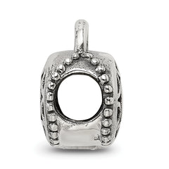 Sterling Silver Reflections Filigree Padlock Bead