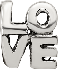 Sterling Silver Reflections LOVE Bead