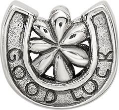 Sterling Silver Reflections Horseshoe Good Luck Bead