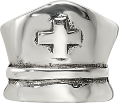 Sterling Silver Reflections Nurse Hat Bead