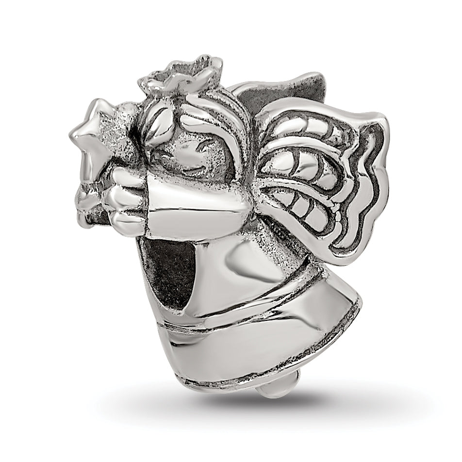 Sterling Silver Reflections Christmas Angel Bead