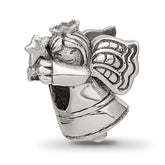 Sterling Silver Reflections Christmas Angel Bead