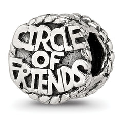Sterling Silver Reflections Circle of Friends Bead