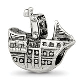 Sterling Silver Reflections Pirate Ship Bead