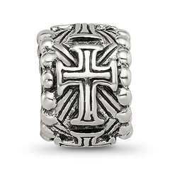 Sterling Silver Reflections Cross Spacer Bead