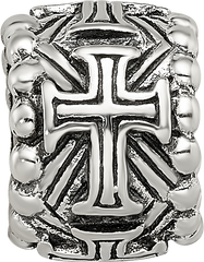 Sterling Silver Reflections Cross Spacer Bead