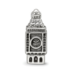 Sterling Silver Reflections Big Ben Clock Bead