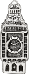 Sterling Silver Reflections Big Ben Clock Bead