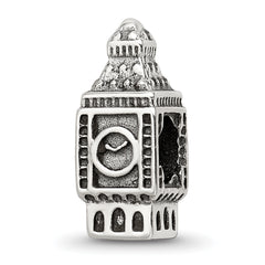 Sterling Silver Reflections Big Ben Clock Bead