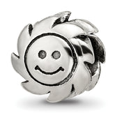 Sterling Silver Reflections Smiling Sun Bead