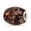 Ster.Silver Reflections Multi-color Glitter Kalico Kitty Fenton Glass Bead
