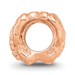 Sterling Silver Reflections Rose Gold-plated Butterfly Bead