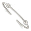 Reflection Beads Sterling Silver Polished Includes 2 Stopper Beads Bangle - Sophia Jewelers