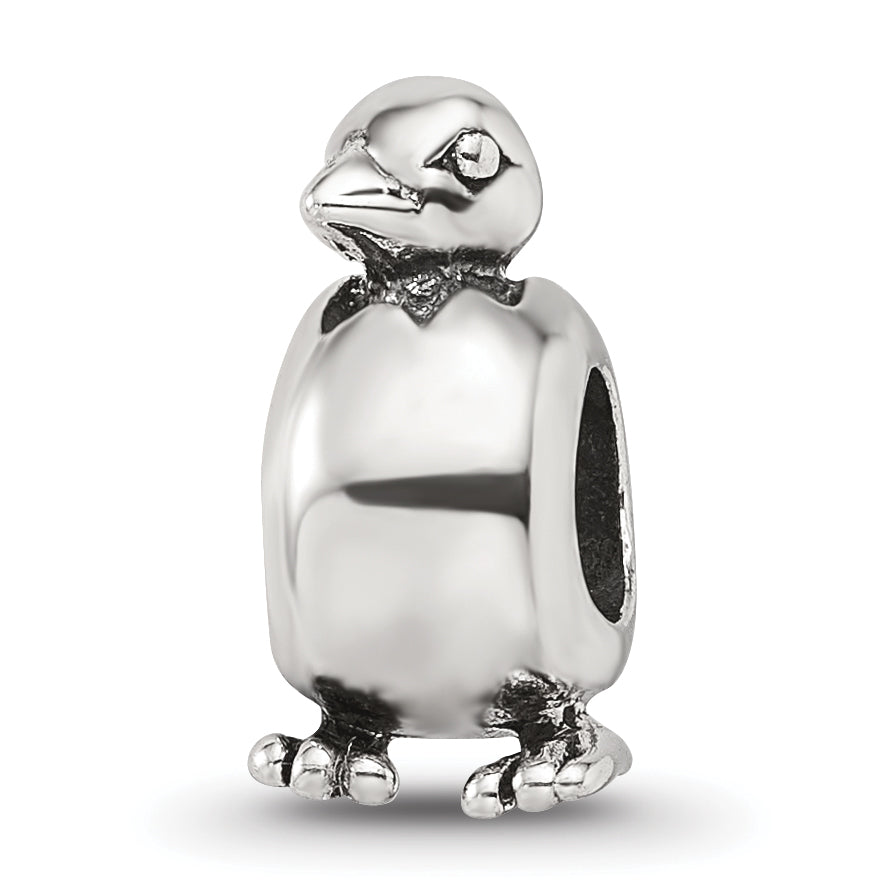 Sterling Silver Reflections Baby Bird in Egg Bead