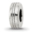 Sterling Silver Reflections Antiqued Textured Gripper Bead