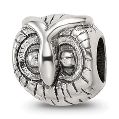 Sterling Silver Reflections Owl Head Bead