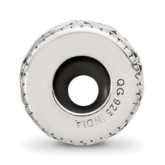 Sterling Silver Reflections Antiqued Bali Hearts Gripper Bead