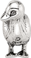 Sterling Silver Reflections Duck Bead