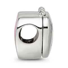 Sterling Silver Reflections Enamel Crystal Marry Me Heart Bead