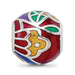 Sterling Silver Reflections City Impressions Mexico Moasic Enamel Bead