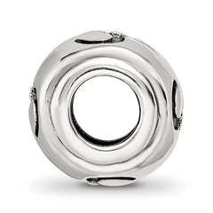 Sterling Silver Reflections Antiqued Om Bead