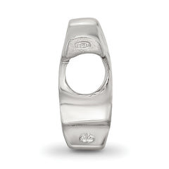 Sterling Silver Reflections Italy Country Shaped Bead