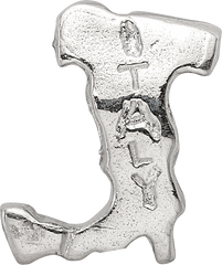 Sterling Silver Reflections Italy Country Shaped Bead