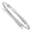 Reflection Beads Sterling Silver Rhodium-Plated Hinged Clasp Bangle