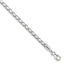 Sterling Silver Reflections White Leather Rhodium-plated 14 inch with a 2 inch extention Choker/Wrap Bracelet