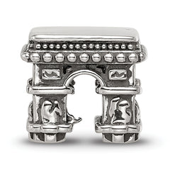 Sterling Silver Reflections Antiqued Arc De Triomphe Bead
