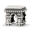 Sterling Silver Reflections Antiqued Arc De Triomphe Bead