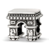 Sterling Silver Reflections Antiqued Arc De Triomphe Bead