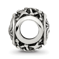 Sterling Silver Reflections Antiqued Zodiac Cancer Bead