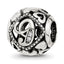 Sterling Silver Reflections CZ Letter G Bead