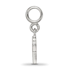 Sterling Silver Reflections Rhod-plated Crystals Cross Bead