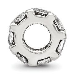 Sterling Silver Reflections CZ Bead