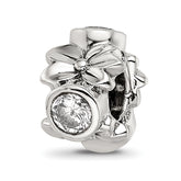 Sterling Silver Reflections CZ Bead