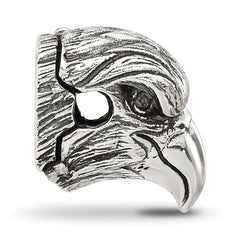 Sterling Silver Reflections Antiqued Eagle Hinged Bead