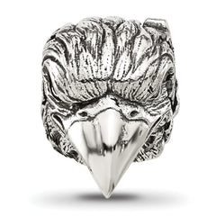 Sterling Silver Reflections Antiqued Eagle Hinged Bead