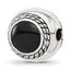 Sterling Silver Reflections Black Onyx Lucky Stone Hinged Bead