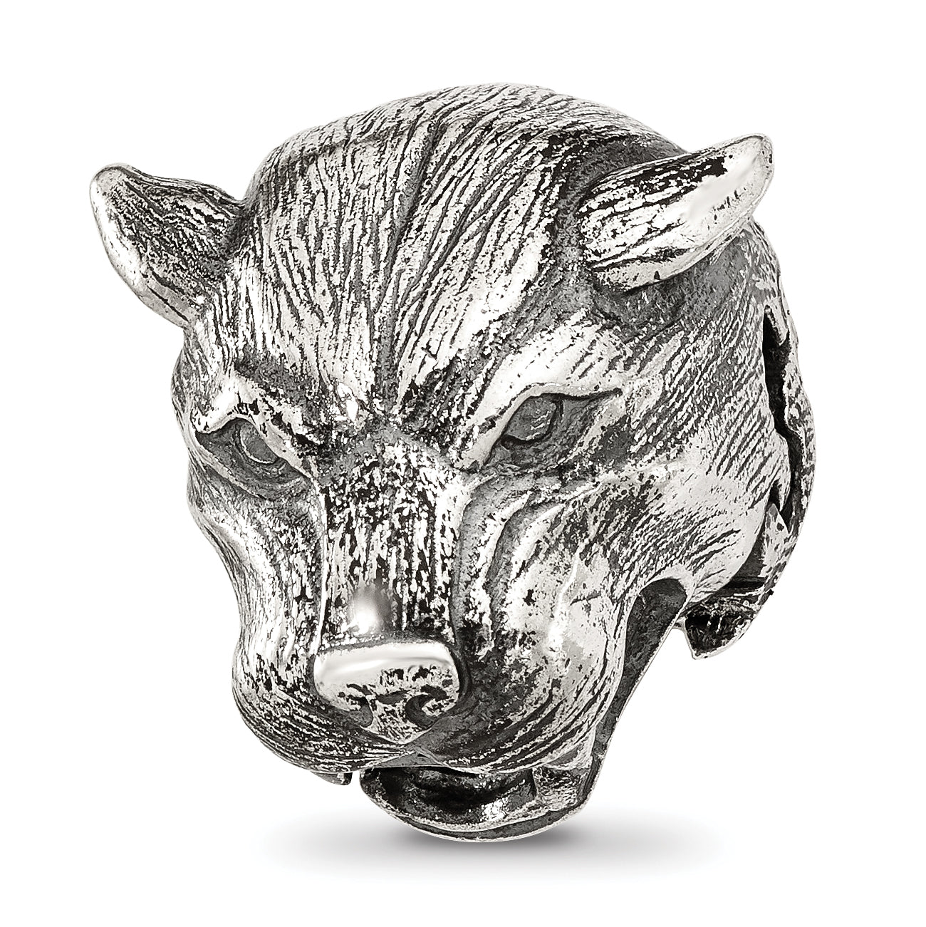 Sterling Silver Reflections Panther Hinged Bead