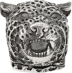 Sterling Silver Reflections Jaguar Hinged Bead