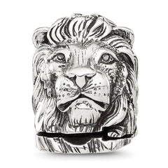 Sterling Silver Reflections Lion Hinged Bead