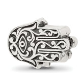 Sterling Silver Reflections Hamsa Hinged Bead